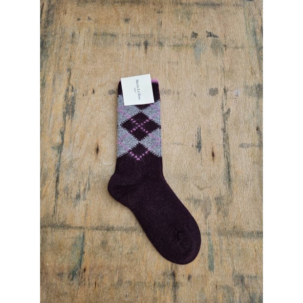 Maria La Rosa merino vilnos ir kašmyro vilnos kojinės  Maria La Rosa merino vilnos ir kašmyro vilnos kojinės